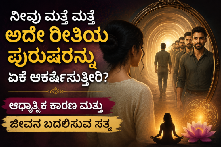 ನೀವು ಮತ್ತೆ ಮತ್ತೆ ಅದೇ ರೀತಿಯ ಪುರುಷರನ್ನು ಏಕೆ ಆಕರ್ಷಿಸುತ್ತೀರಿ ಎಂಬ ಆಧ್ಯಾತ್ಮಿಕ ಕಾರಣ
