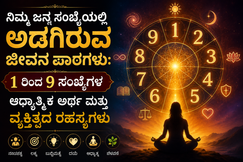 ನಿಮ್ಮ ಜನ್ಮ ಸಂಖ್ಯೆಯಲ್ಲಿ ಅಡಗಿರುವ ಜೀವನ ಪಾಠಗಳು 1 ರಿಂದ 9 ಸಂಖ್ಯೆಗಳ ಆಧ್ಯಾತ್ಮಿಕ ಅರ್ಥ